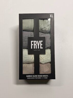 FRYE Bamboo Blend Boxer Briefs - 4 Pack - NWT - XL - Soft Earth Tone Colors